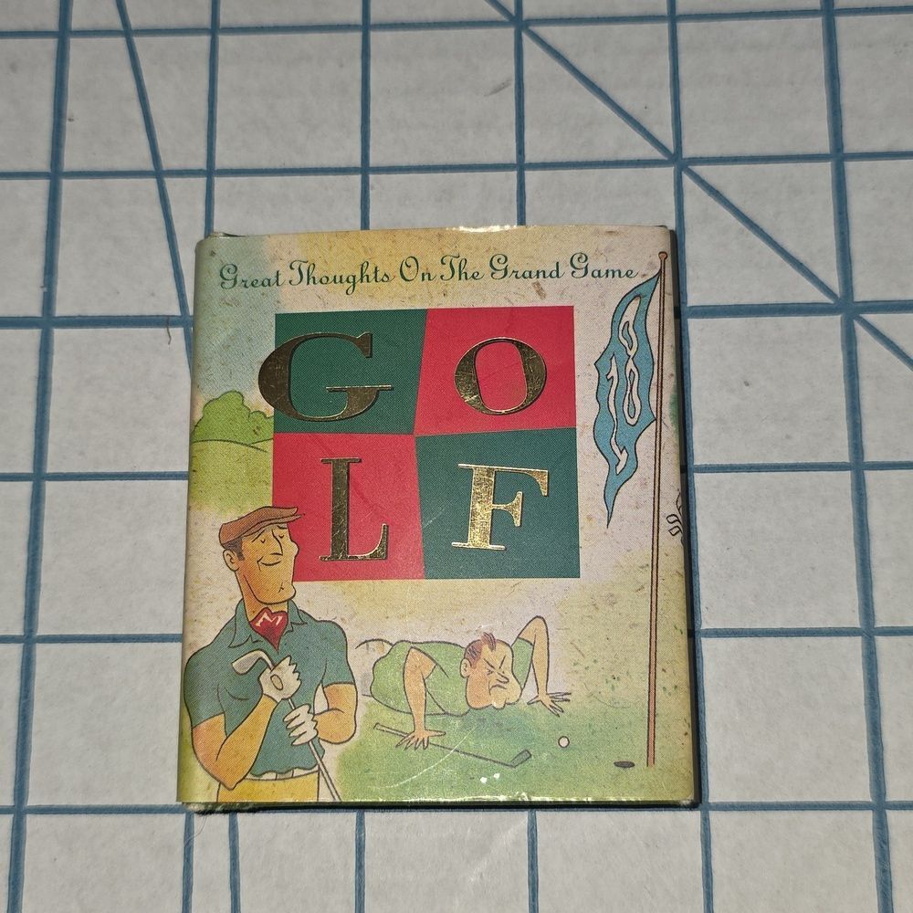 3/$28 Golf: Great Thoughts on the Grand Game by David Borgenicht, Mini Book - Picture 4 of 8